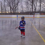Benjamin - First hockey goal.