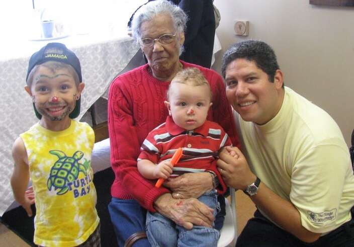 Benjamin, Granny, William & John ~2010