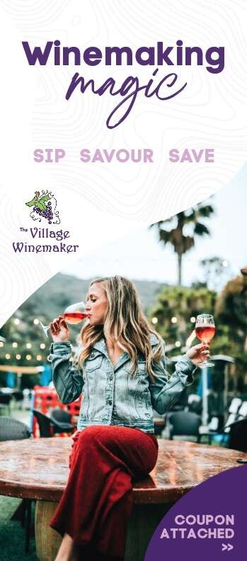 SAVE MONEY MAKE WINE- COUPON ATTACHED - POSTCARDS in the mail